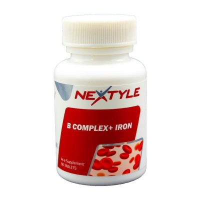 قرص ب کمپلکس و آهن نکستایل ویتامینز 60 عدد Nextyle Vitamins B complex and Iron 60 Tablets