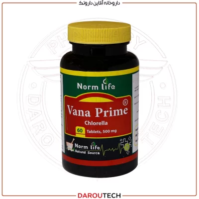 قرص وانا پرایم کلرلا 500میلی گرمی نورم لایف 60 عدد Vana Prime